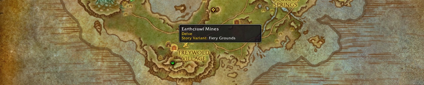 در پچ 11.2 بازی World of Warcraft، یکی از قابلیتهای بسیار کاربردی و مورد انتظار به نقشه جهان (World Map) اضافه شده است: مشاهدهی مستقیم داستان فعال هر Delve!